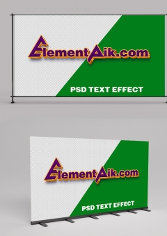 3D Text Effect Purple Diamond Text 2406006