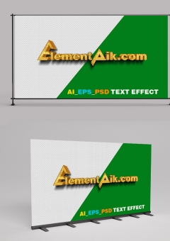 Effect Text 3D Gold Diamond Template 2406023