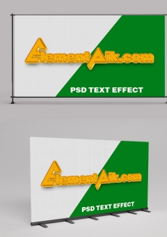 Gold Border 3D Text Effect 2406028
