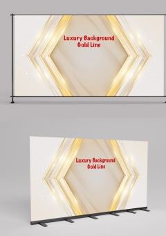 Luxury Background with Gold Line Element Light Effect 2406013