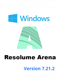 Resolume Arena 7.21.2 rev 37990