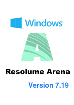 Resolume Arena 7.19 Rev 32728 Windows