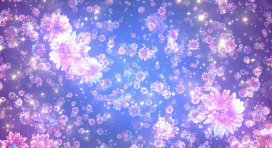 4k Beautiful Flowers Purple Falls - 180324001