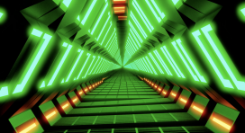 Abstract Tunnel Vj Loop Motion Background Neon - 050324002