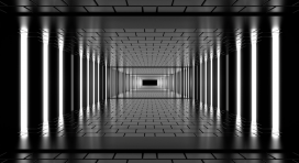 Black White Tunnel Background - 230324001