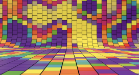 Color Dance Floor Animation Background - 050424001