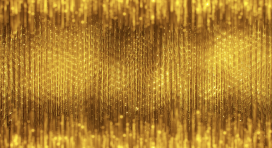 Gold Particles And Lines Particular - 270324002