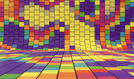 Color Dance Floor Animation Background - 050424001