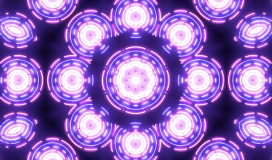 VJ Circle Neon Lights Background - 280324004