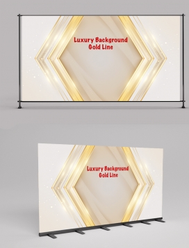 Luxury Background with Gold Line Element Light Effect