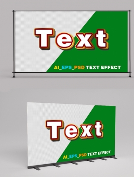 Luxury Editable 3D Text Effect Style Template
