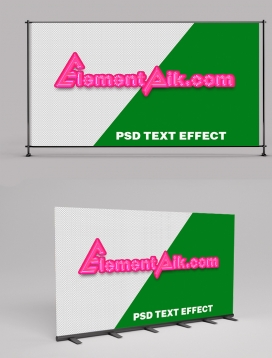Sweet Pink 3D Text Effect