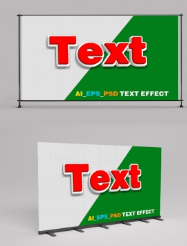 Text Effect 3D Offer Text Style