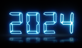 2024 Neon Light New Year Template 010724012