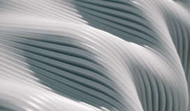 Abstract Loop Wavy White Background 010724020