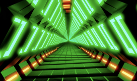 Abstract Tunnel Vj Loop Motion Background Neon 120724001