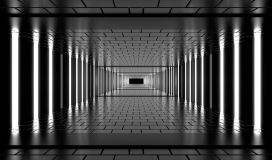 Black White Tunnel Background 120724021