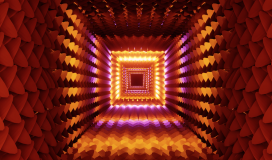 Colorful Tunnel Passage Animation 030724007