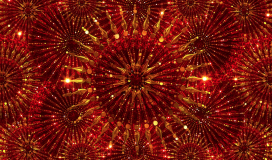 Golden Festival Red Background 050724020