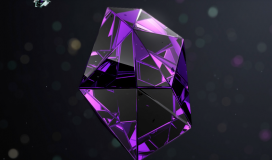 Particle Purple Diamond Animation Background Effects 070724018