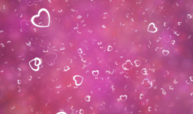 Pink Shimmering Hearts Background 070724024