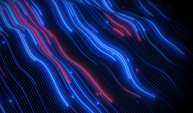 Lines Neon Light Background Loop 150724009