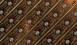 Luxurious Diamond Gold Pattern Effect 060724024