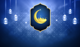 Ramadan Kareem Blue Background Loop 160724010