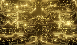 Technology, yellow electronic circuit board 100724016